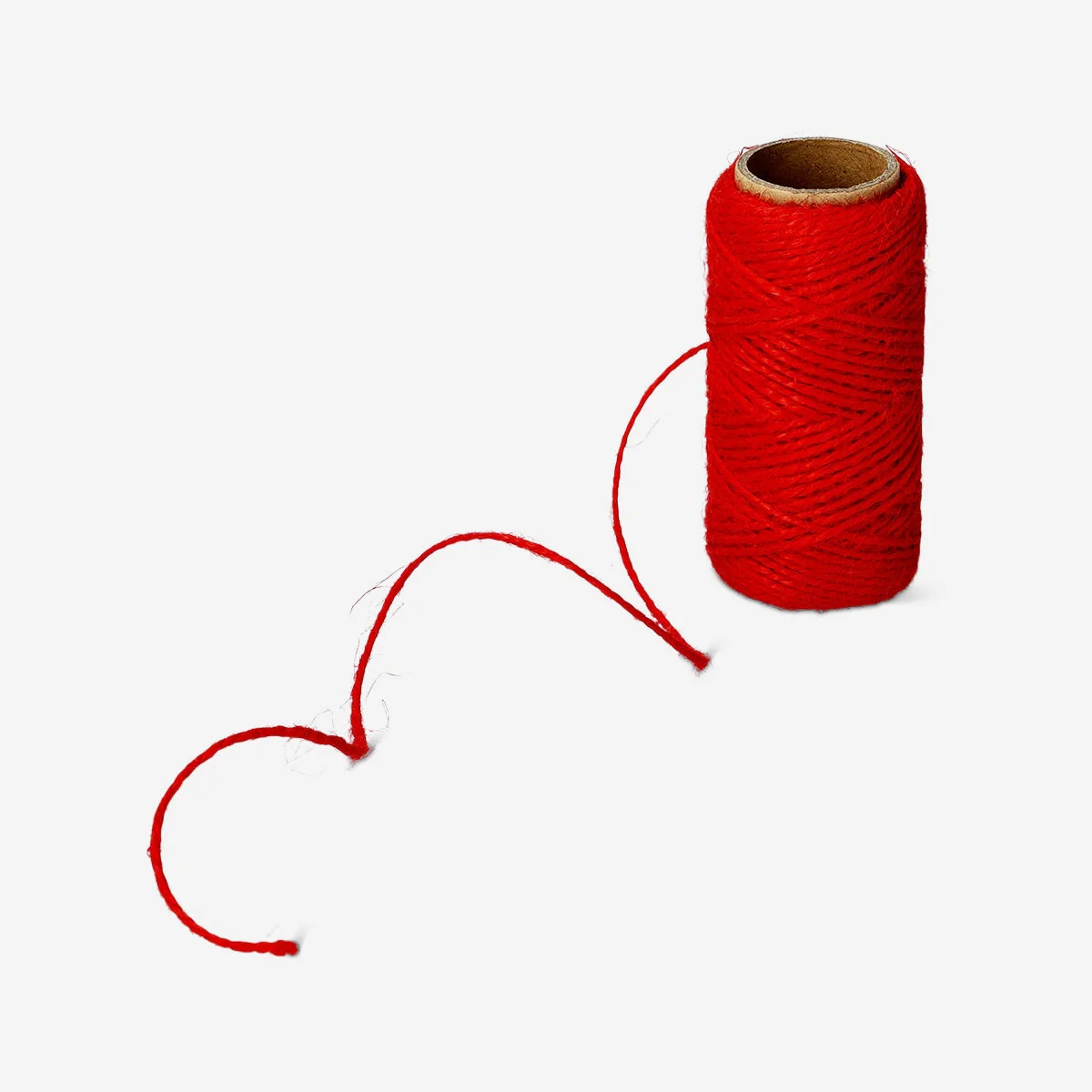 Red jute string - 20 m - Image 2
