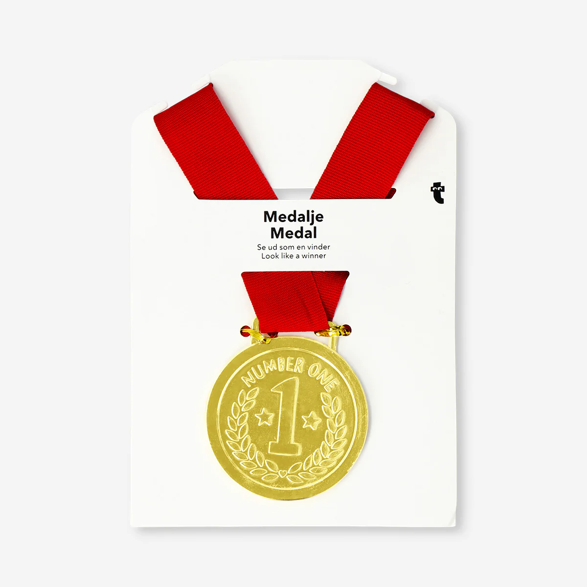 Red winner medal - Image 3