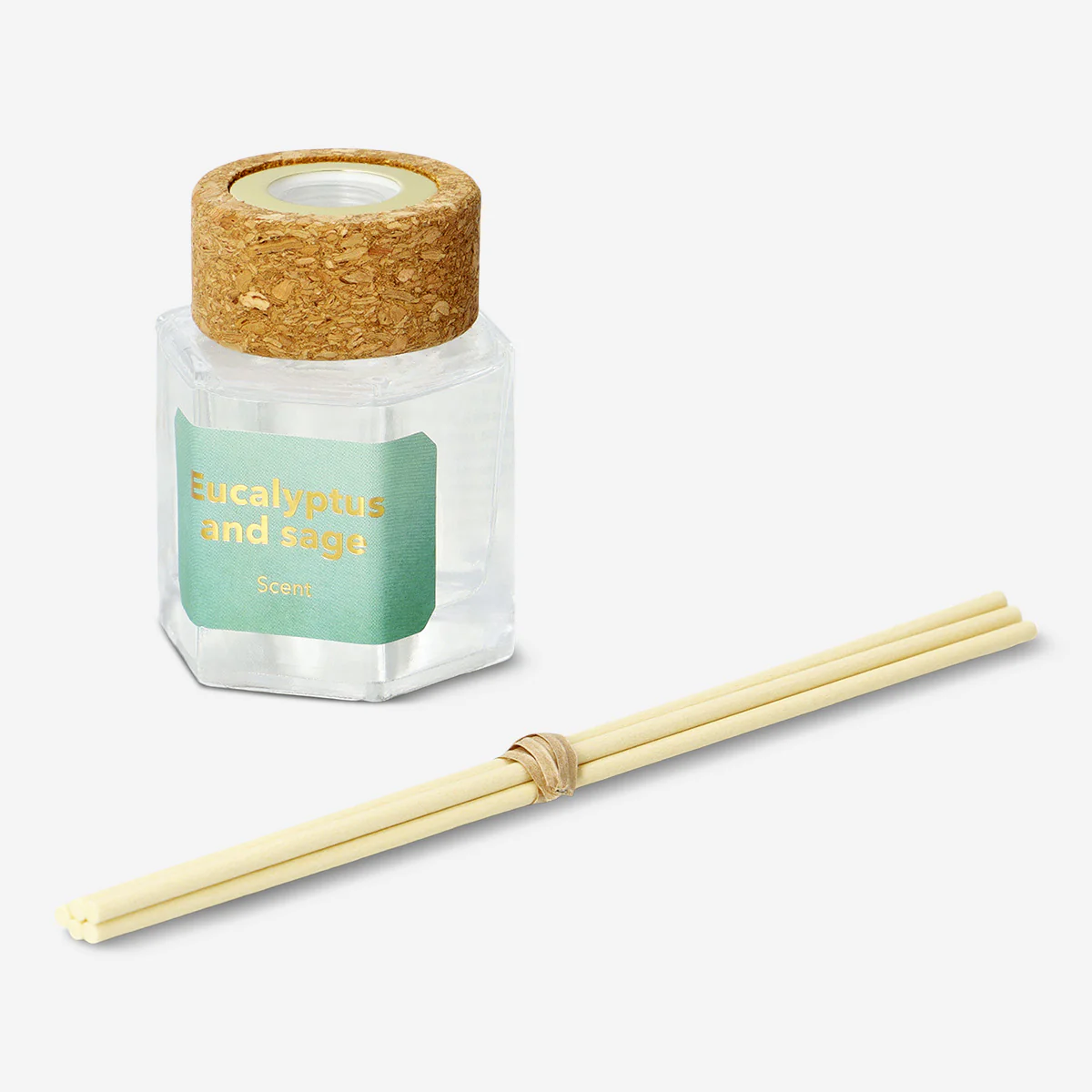 Reed diffuser with eucalyptus and sage fragrance - 50 ml - Image 2