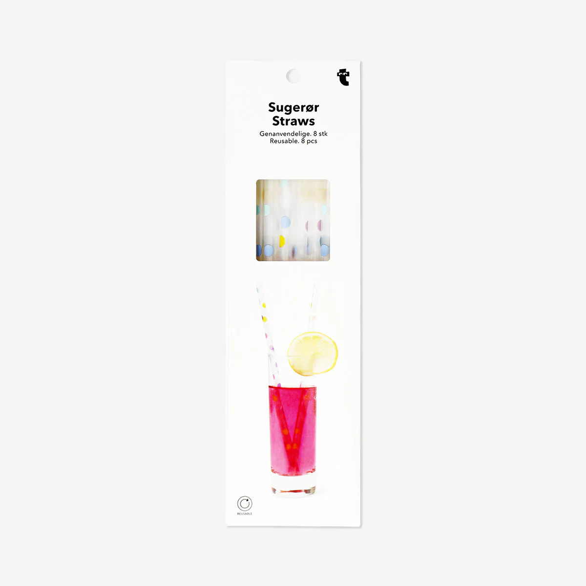 Reusable confetti straws - 8 pcs - Image 3
