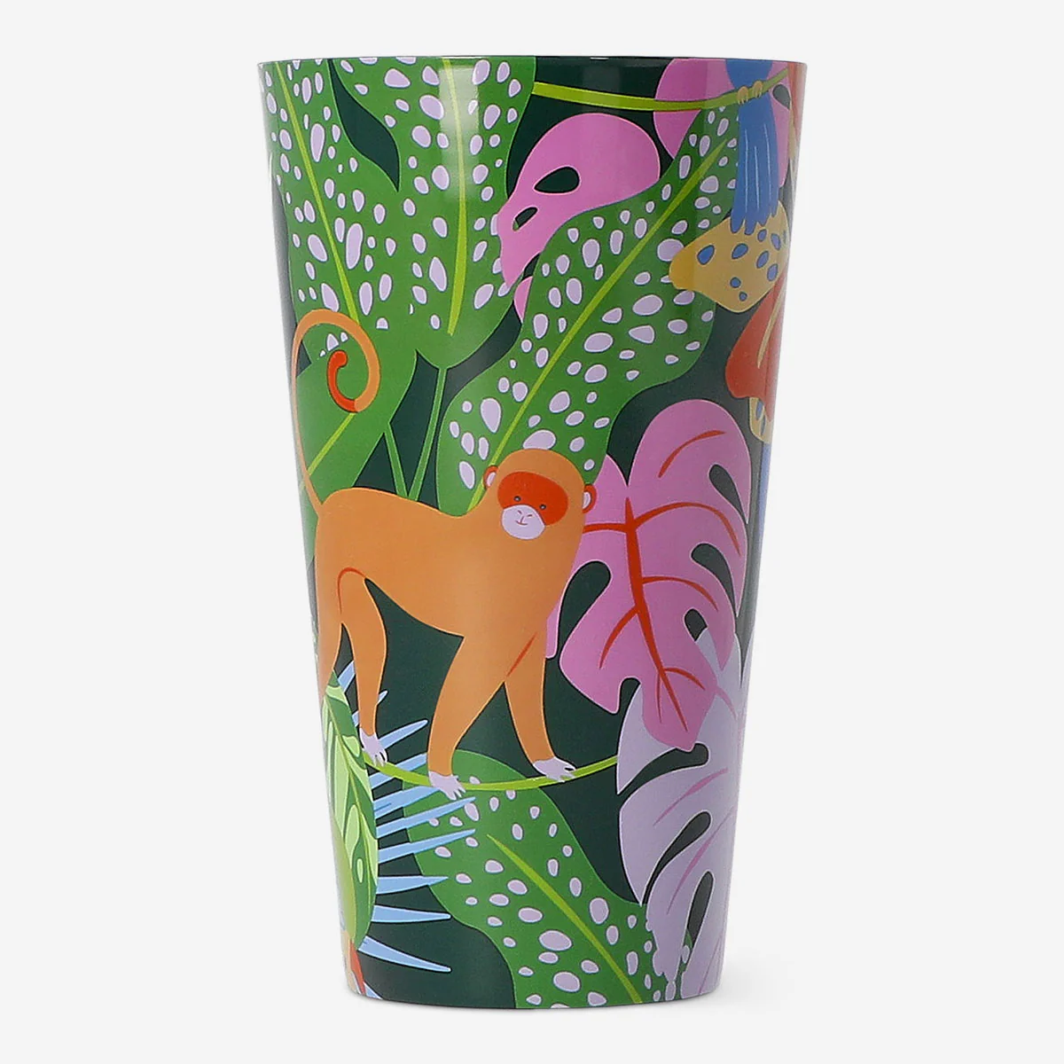 Reusable cups with tropical print - 2 pcs