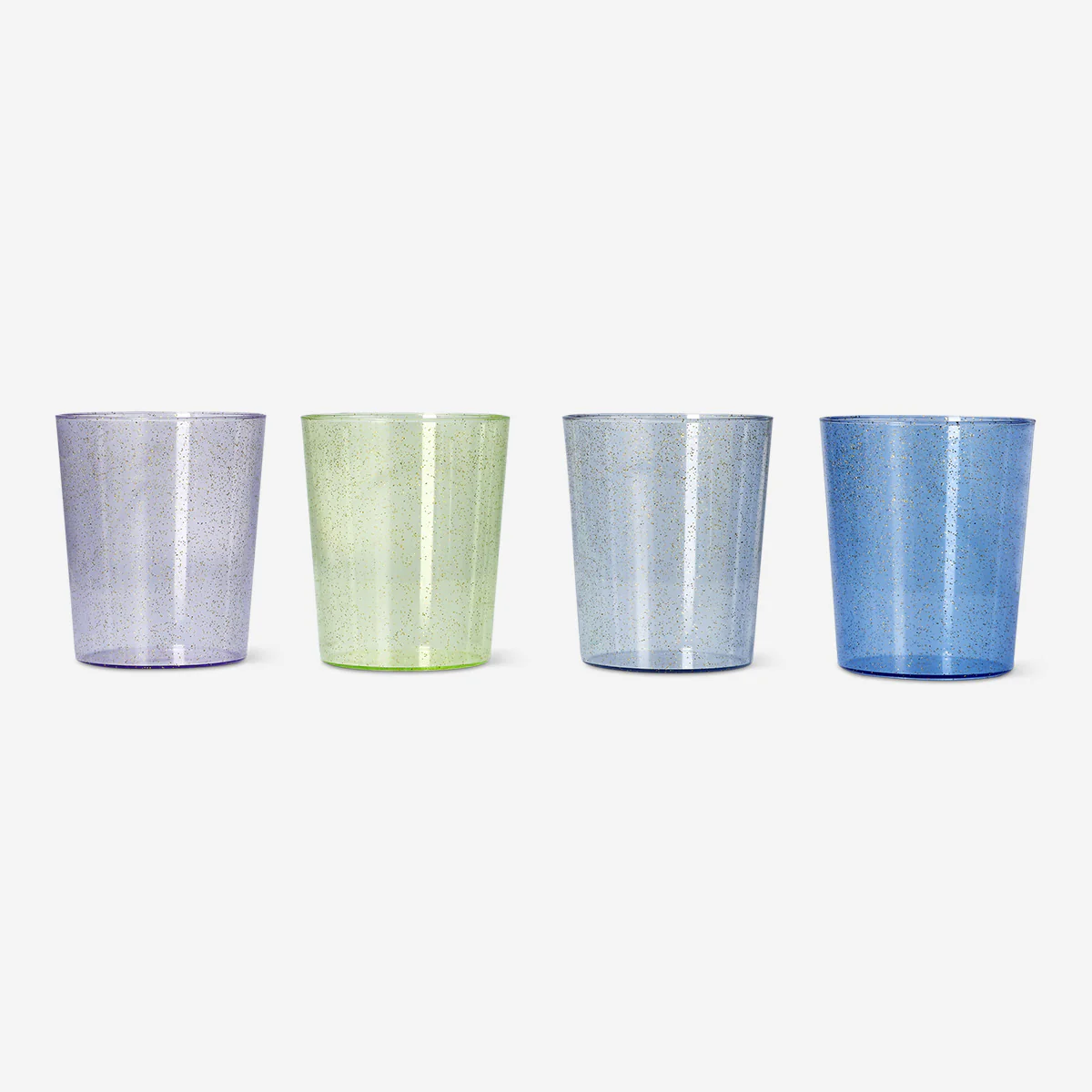 Reusable glitter cups - 4 pcs