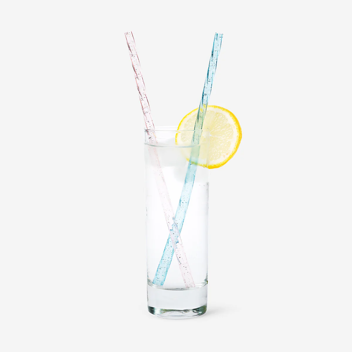 Reusable glitter straws - 8 pcs - Image 2