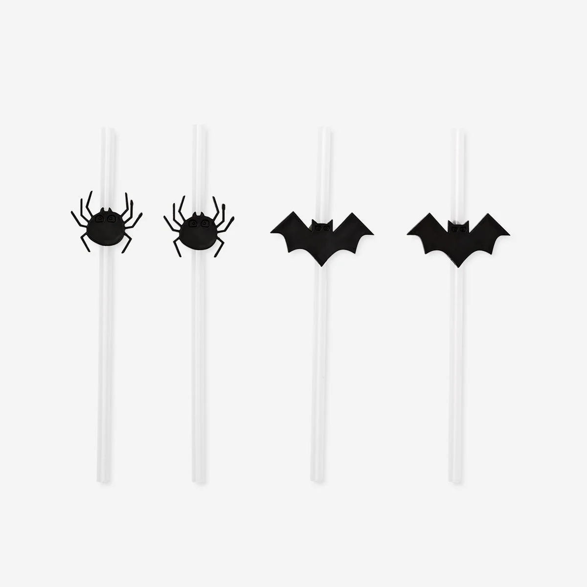 Reusable straws. Glow in the dark