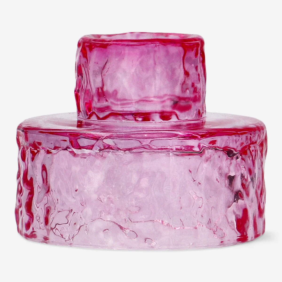 Reversible pink candle and tealight holder - Image 3