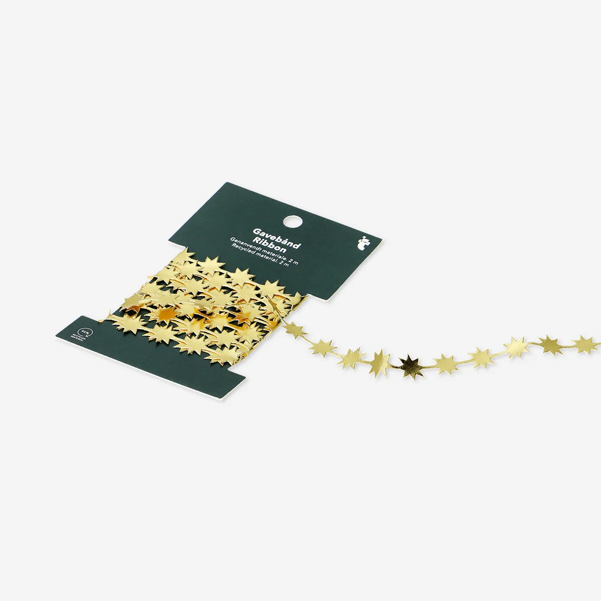Ribbon with small gold stars - 2 m