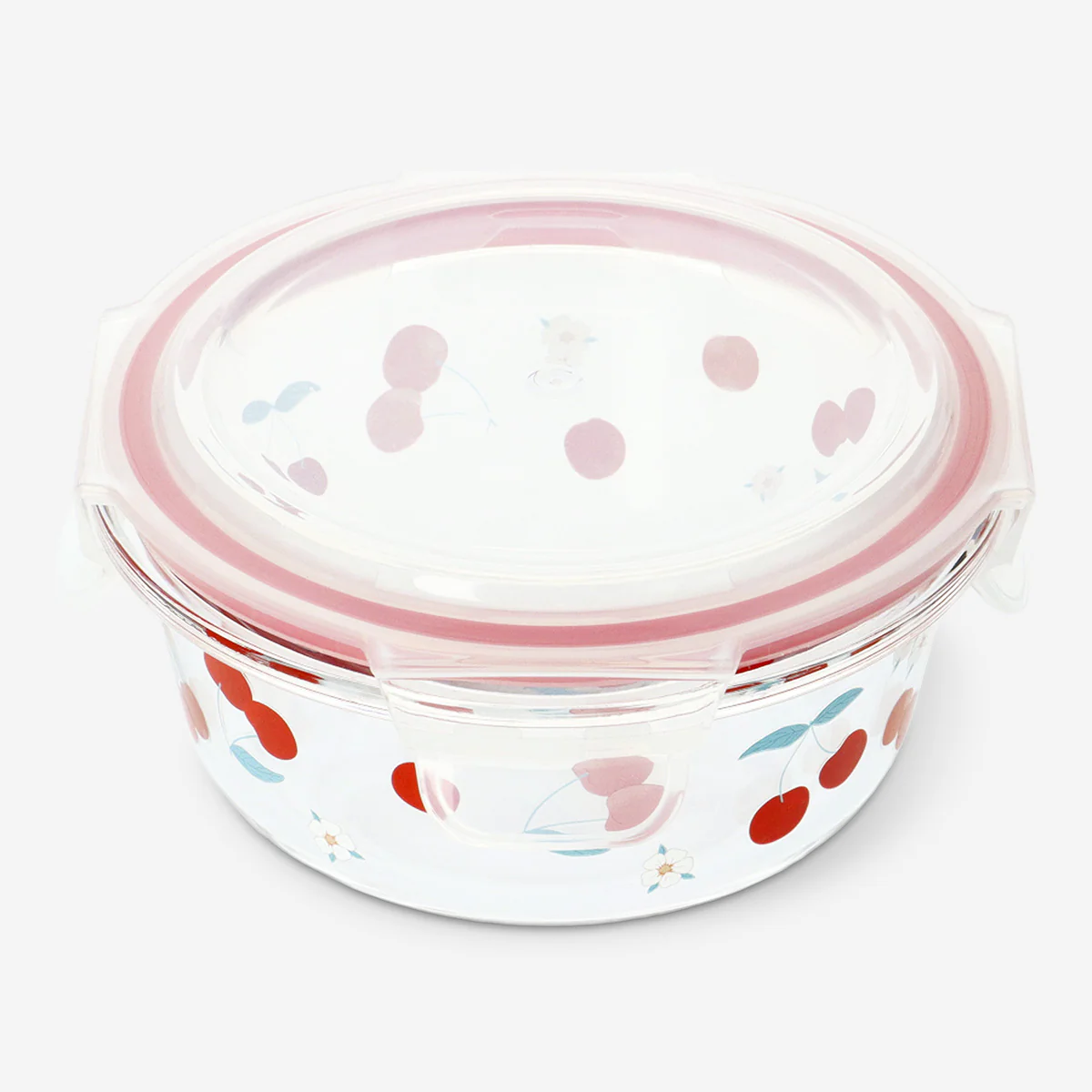 Round food container with berry print - 14 cm - Image 2