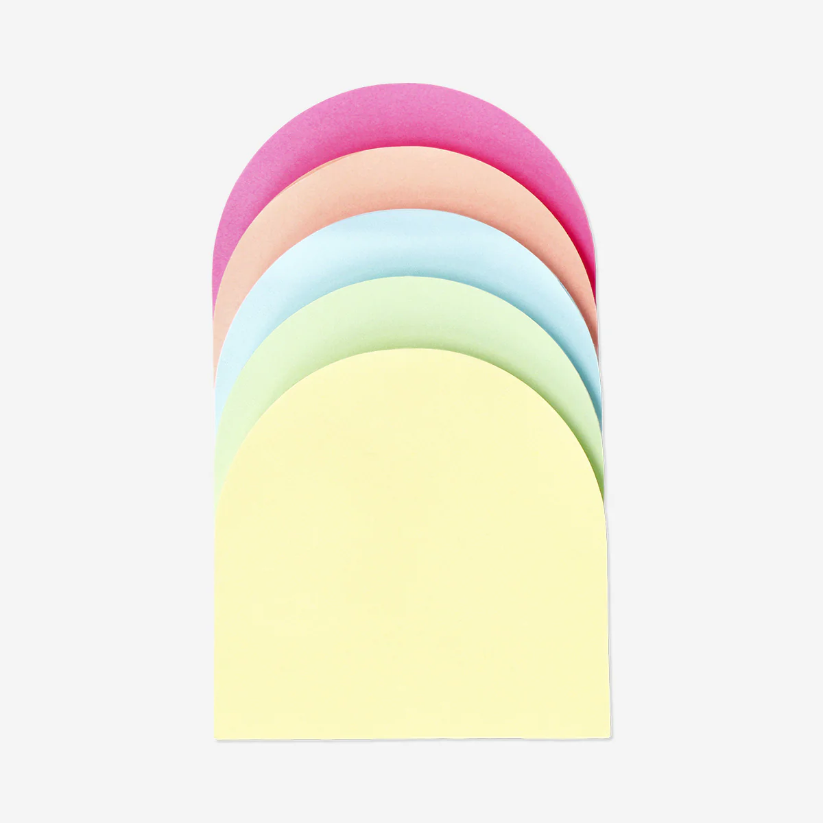 Round sticky memos - 5 pcs - Image 2