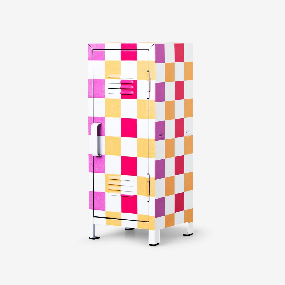 RuPaul's Drag Race x Flying Tiger Copenhagen - Checkered mini locker - 26 cm