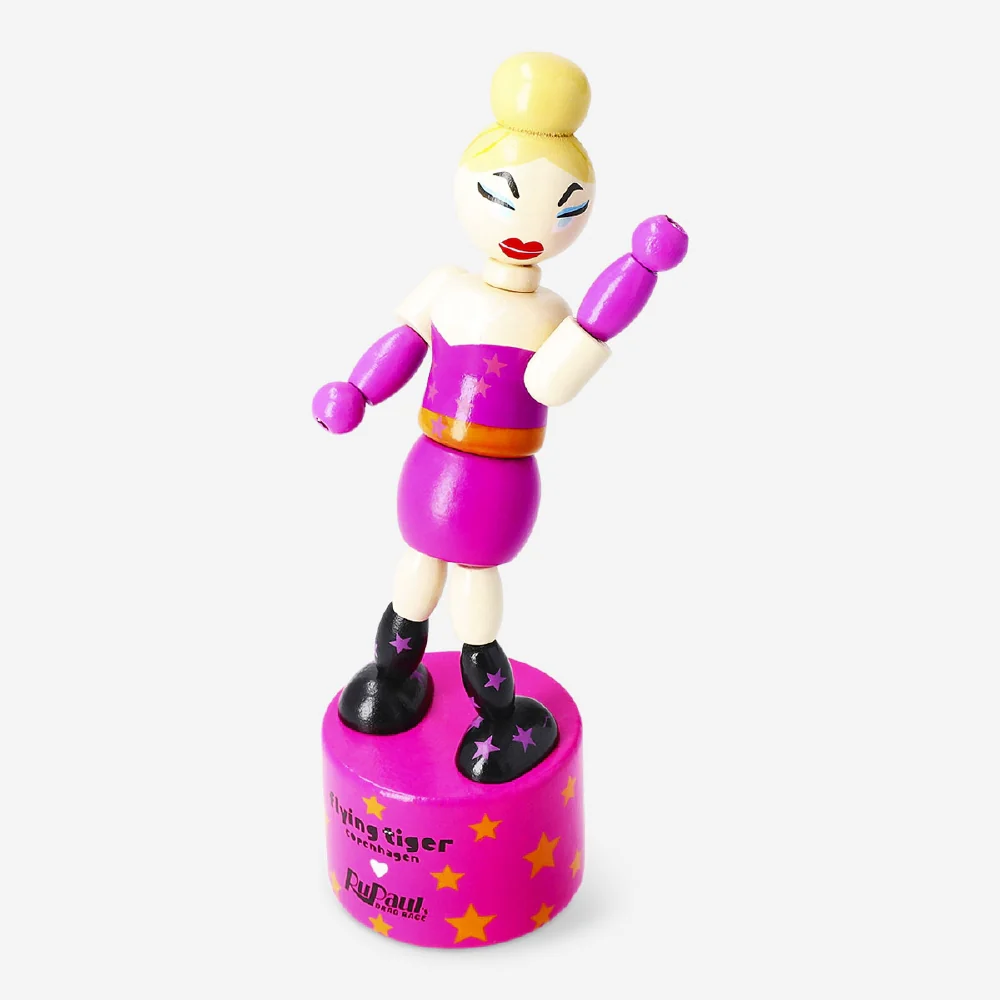 RuPaul's Drag Race x Flying Tiger Copenhagen - Drag queen push puppet - Image 2