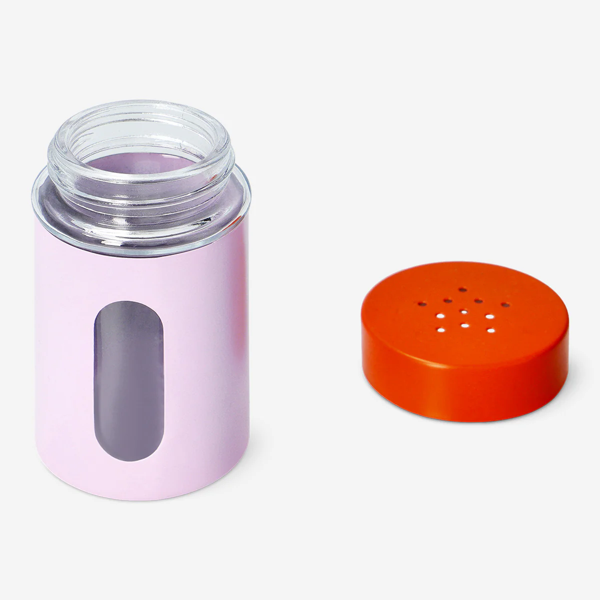 Salt and pepper shaker in pink and orange - Image 2