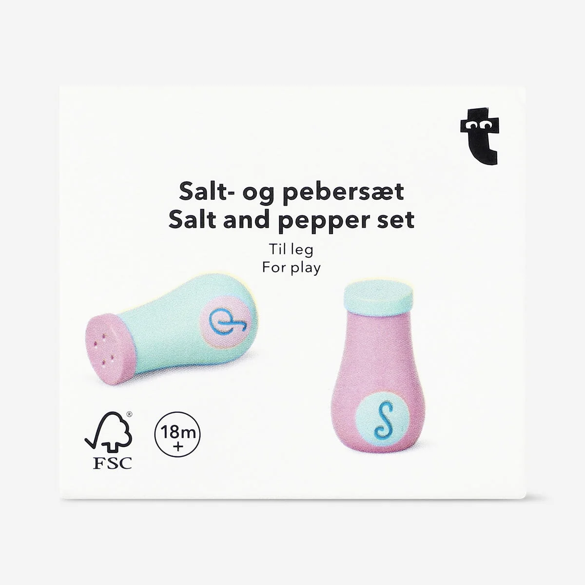 Salt and pepper wooden playset - Image 3