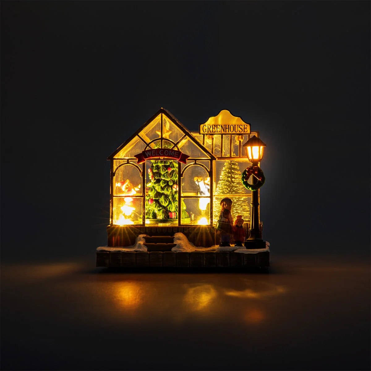 Scene for Christmas village. With light, movement and music - Image 3