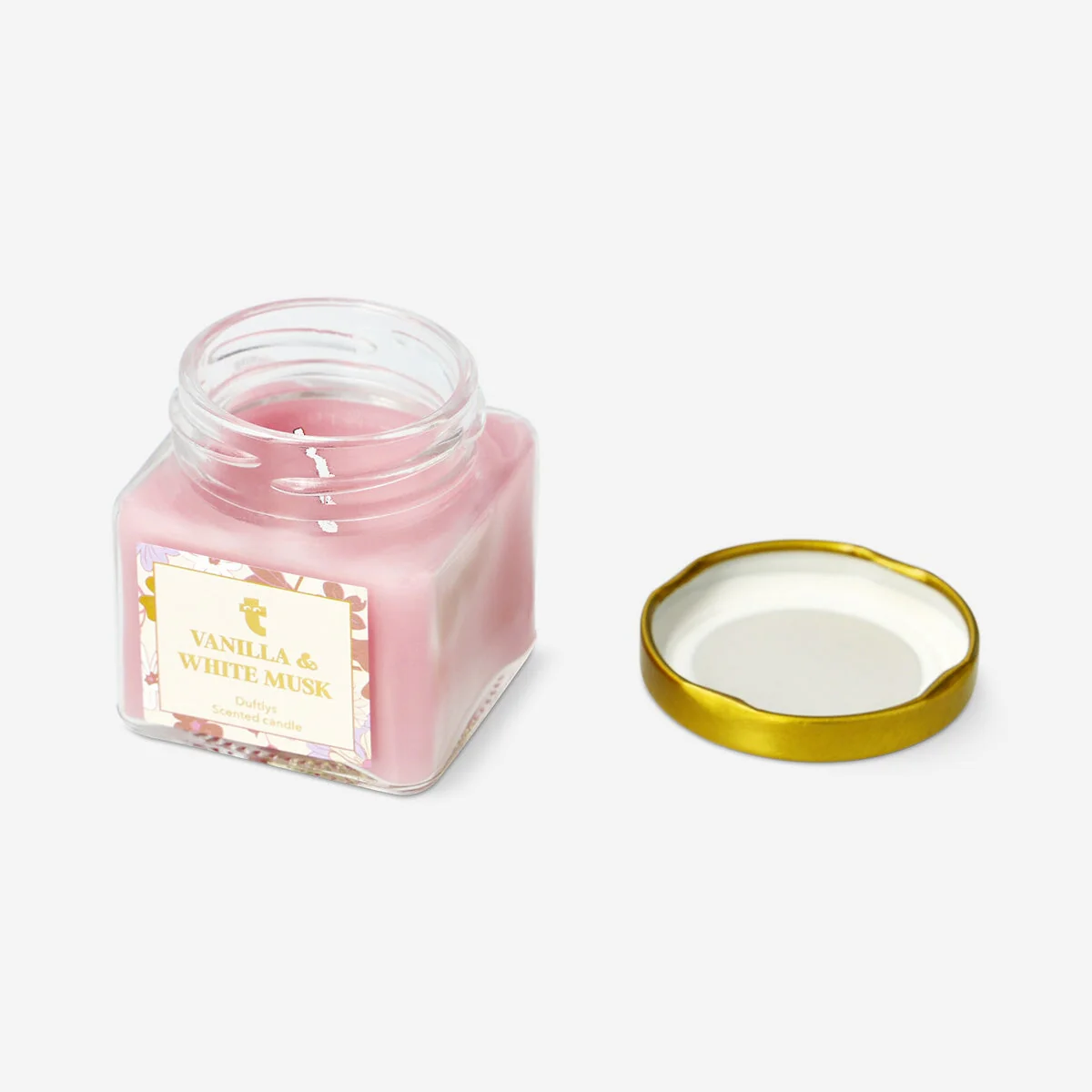 Scented candle - White musk and warm vanilla fragrance - Image 2