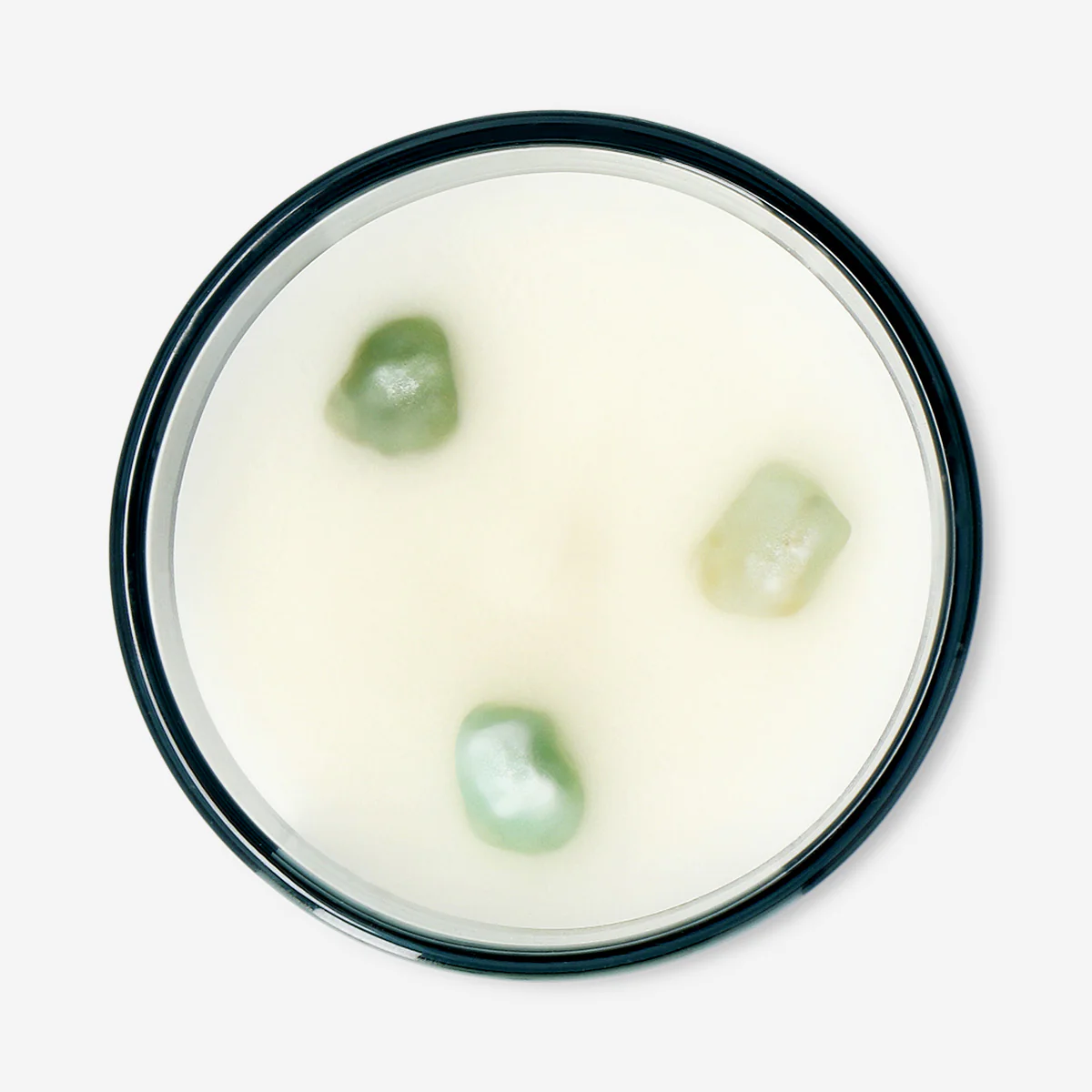 Scented candle with crystal stones - White birch fragrance - Image 3