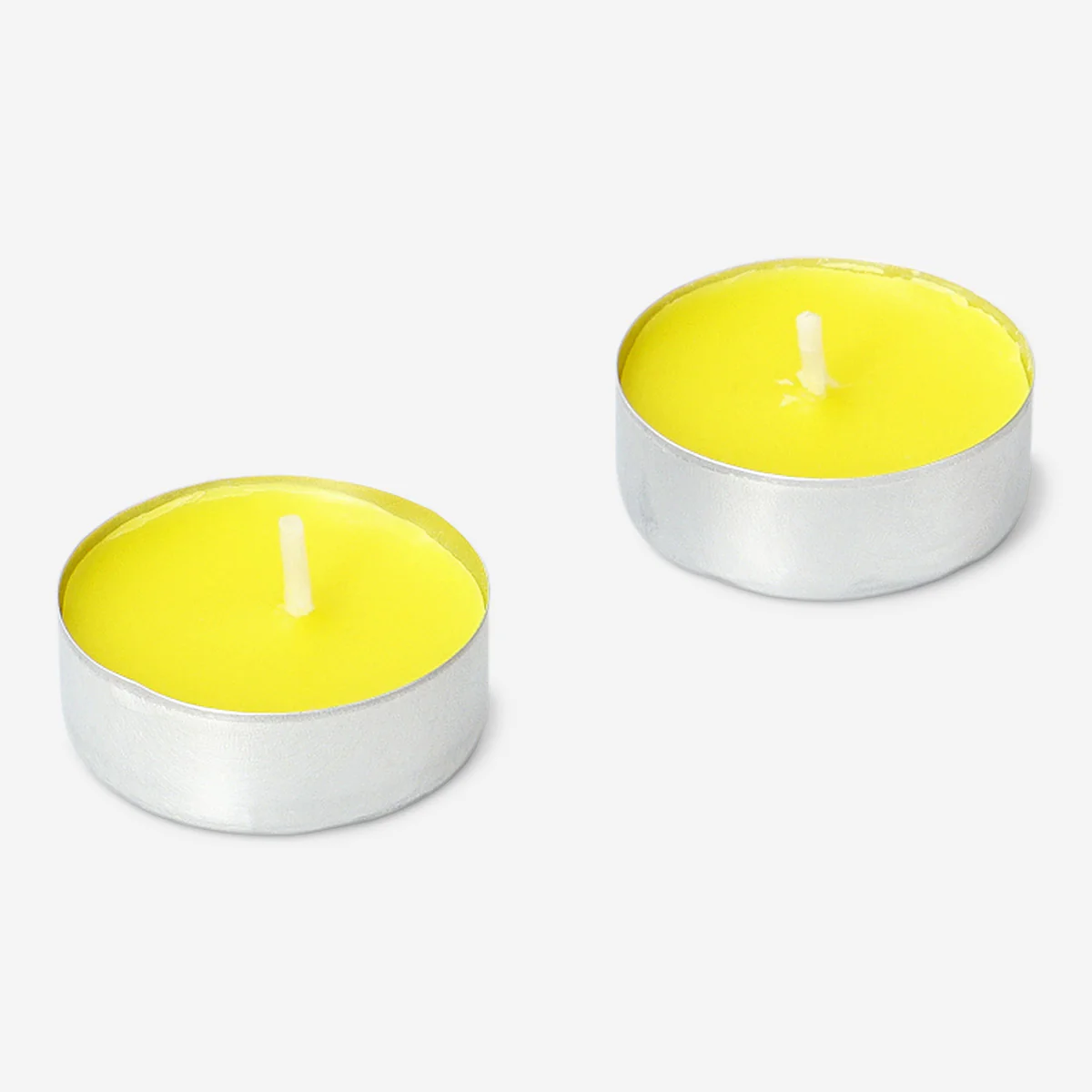 Scented tealights with citrus and green tea fragrance - 18 pcs - Image 2