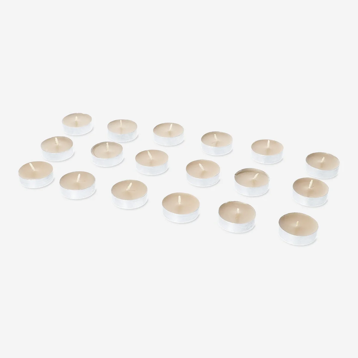 Scented Tealights with White Musk and Vanilla Fragrance - 18 pcs - Image 3