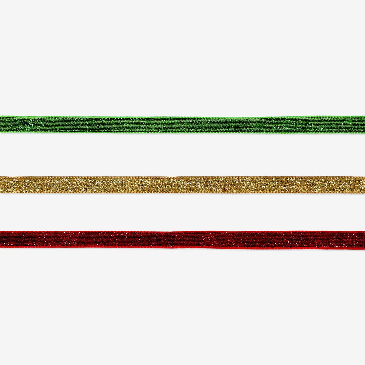 Set of glitter ribbon - 3 pcs - Image 3