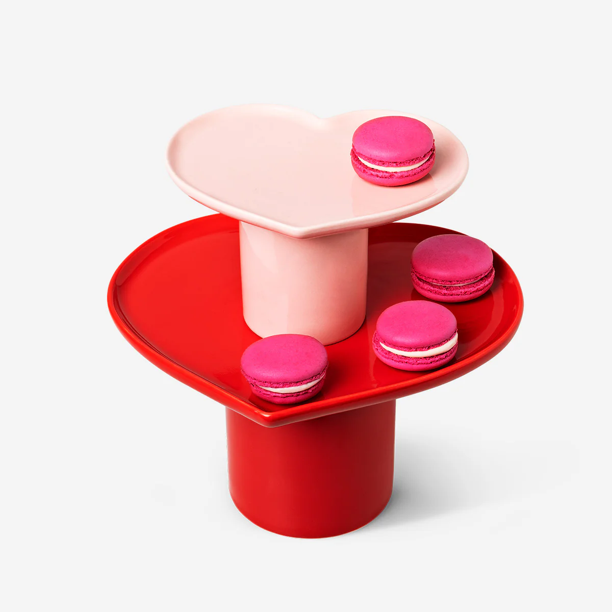 Set of heart cake stands - 2 pcs - Image 2