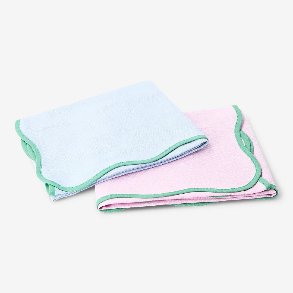 Set of tea towels with scalloped edges - 2 pcs - Image 4