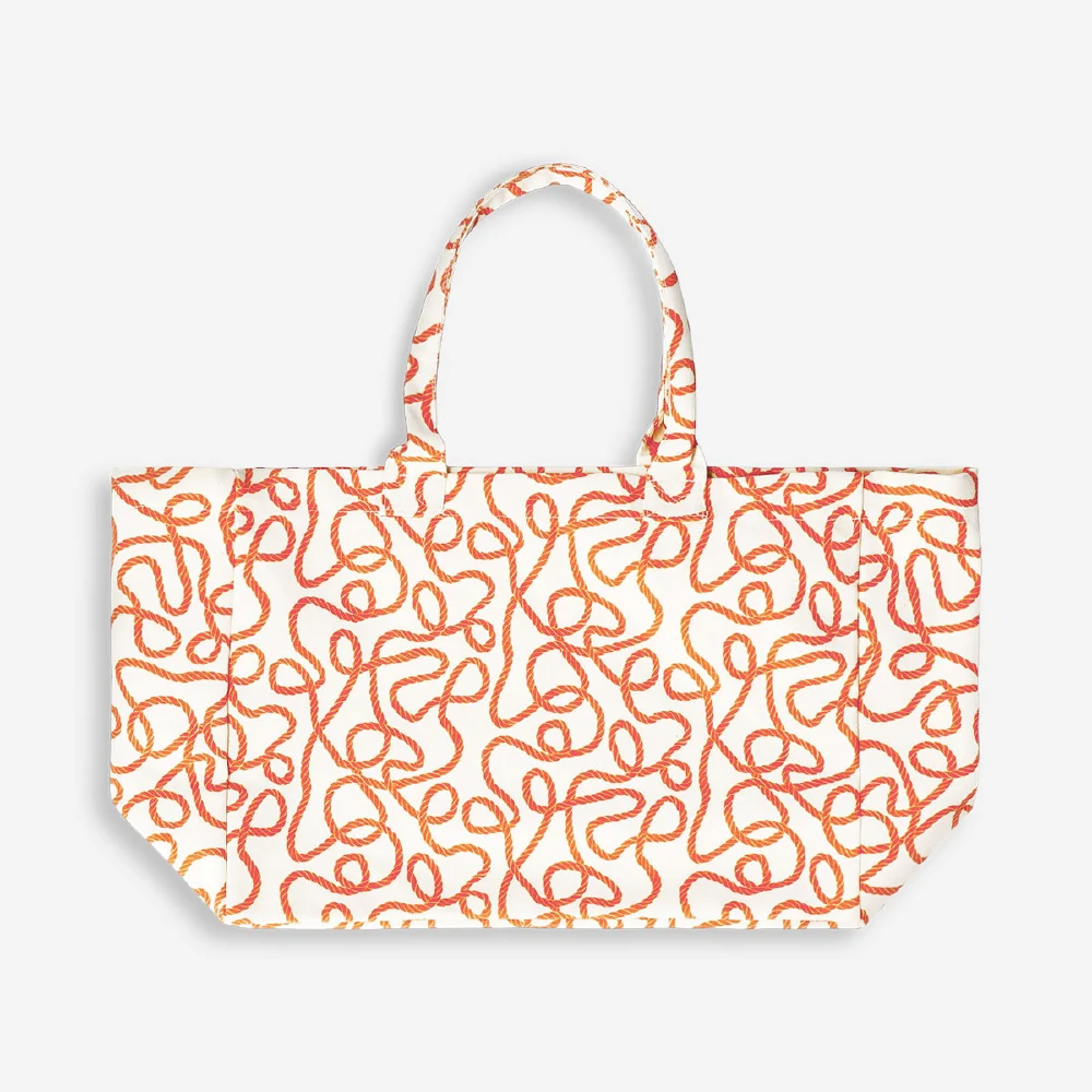 Shopper bag - Robe print - Image 3