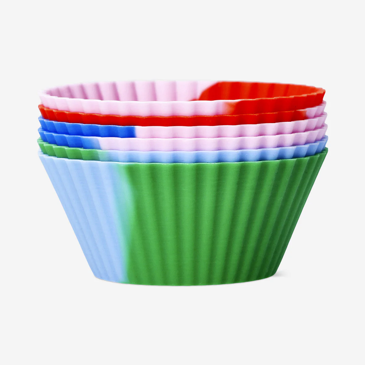 Silicone muffin baking molds - 6 pcs - Image 3