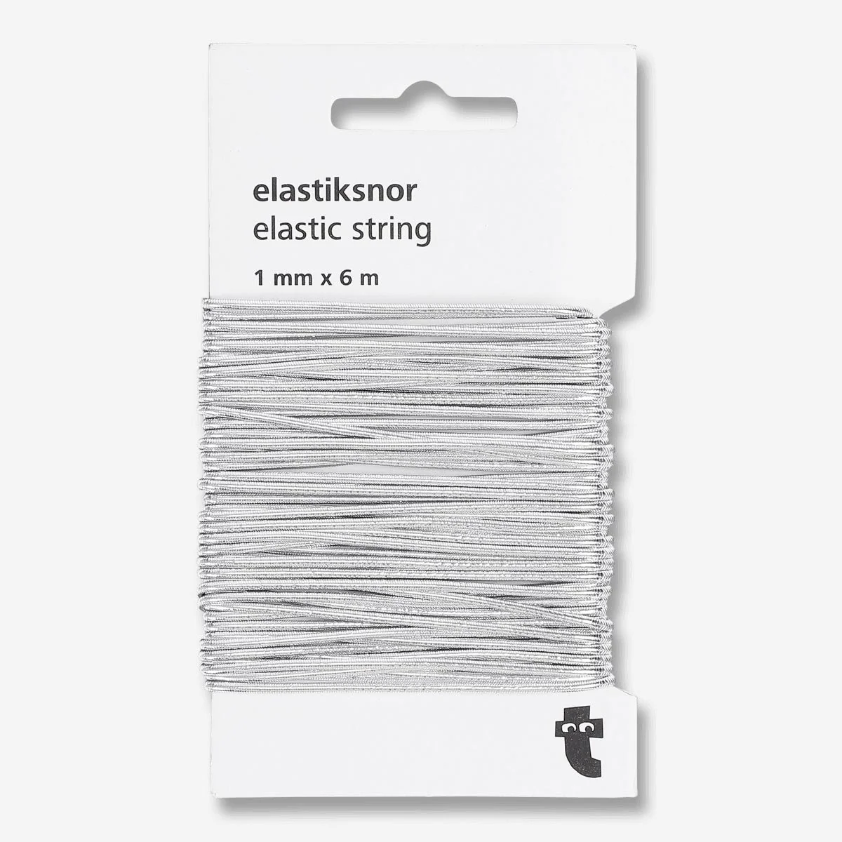 Silver Elastic String - 600 cm