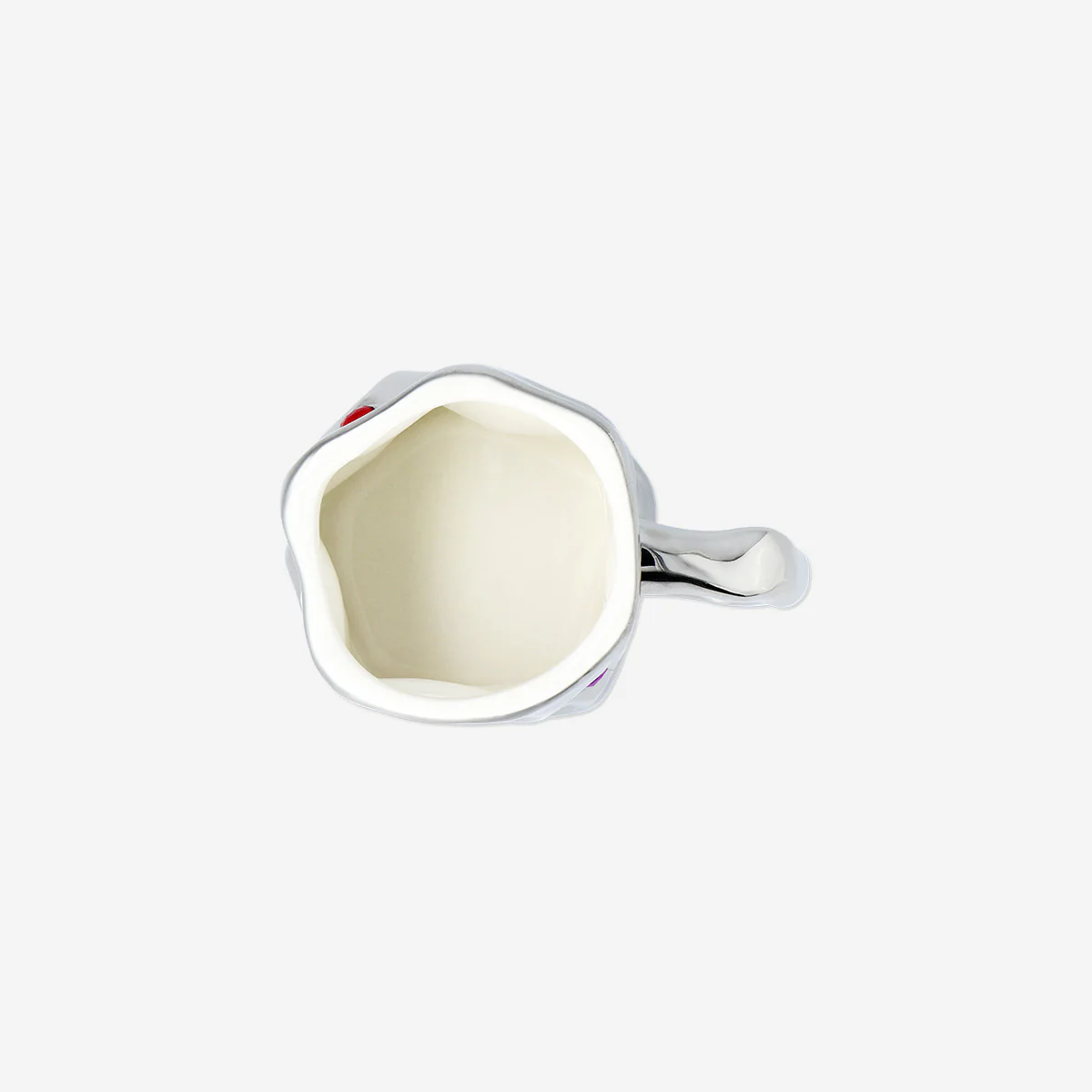 Silver mug with gemstones - 270 ml - Image 3