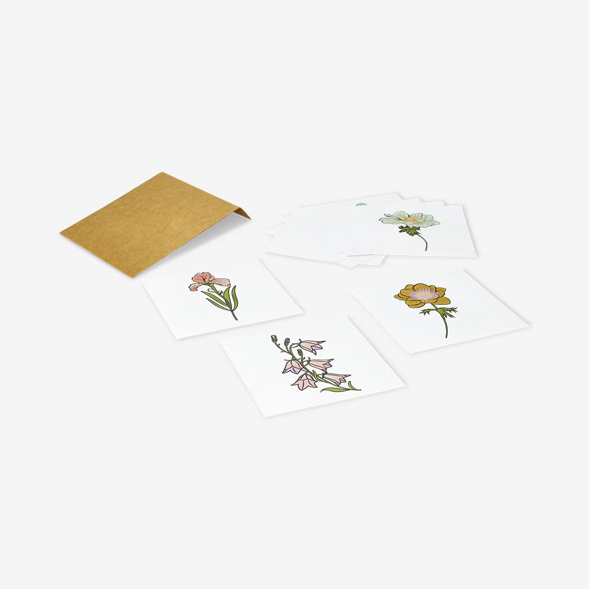 Single large flower stickers - 10 pcs - Image 2