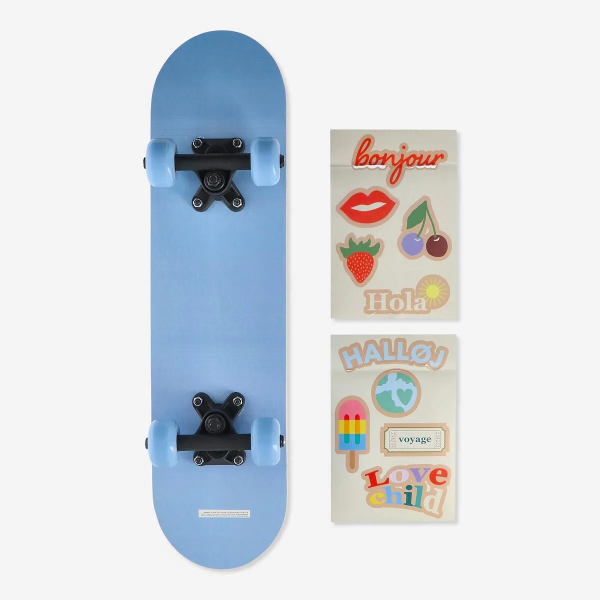 Skateboard. With stickers - Image 3