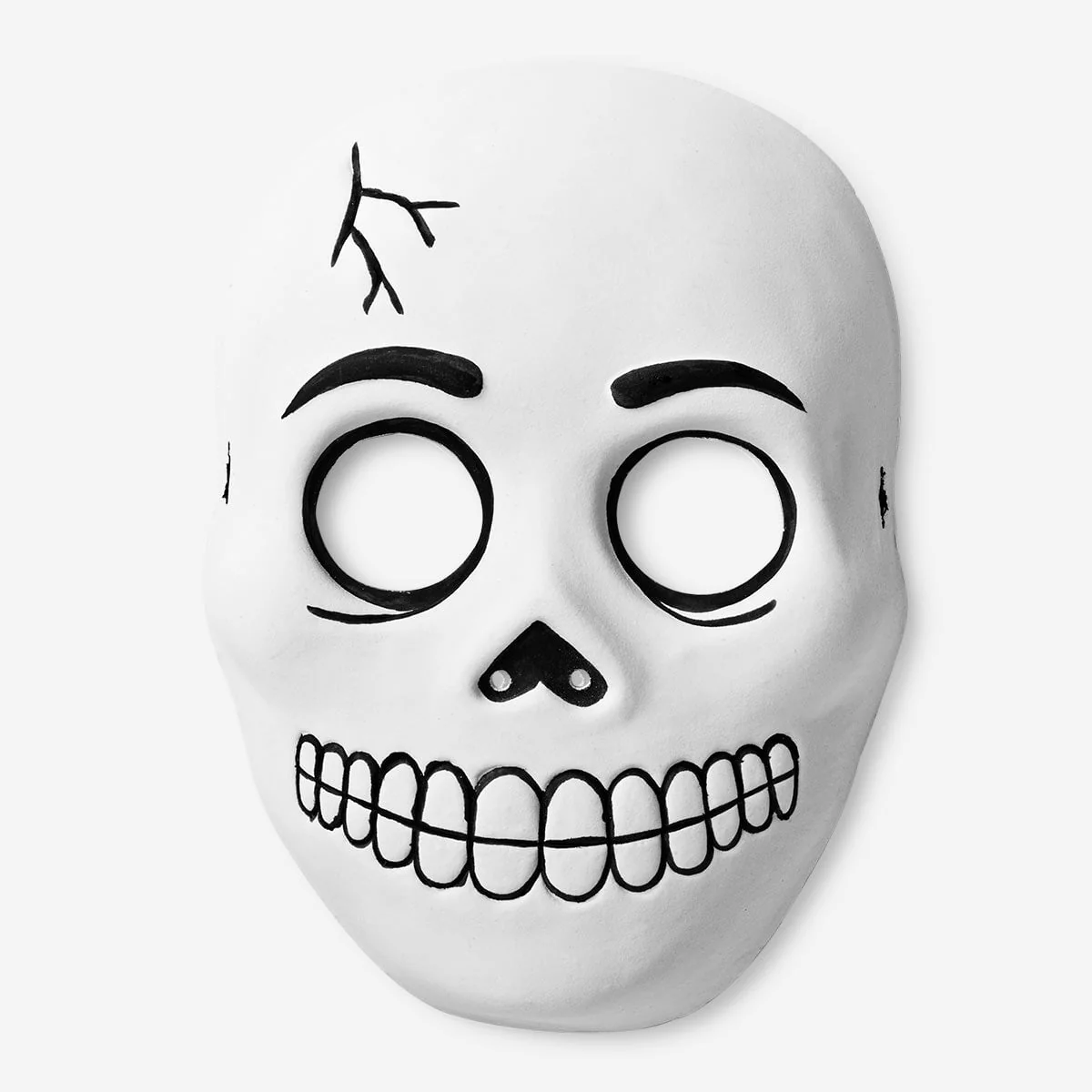 Skull mask that glows in the dark - For adults - Image 2
