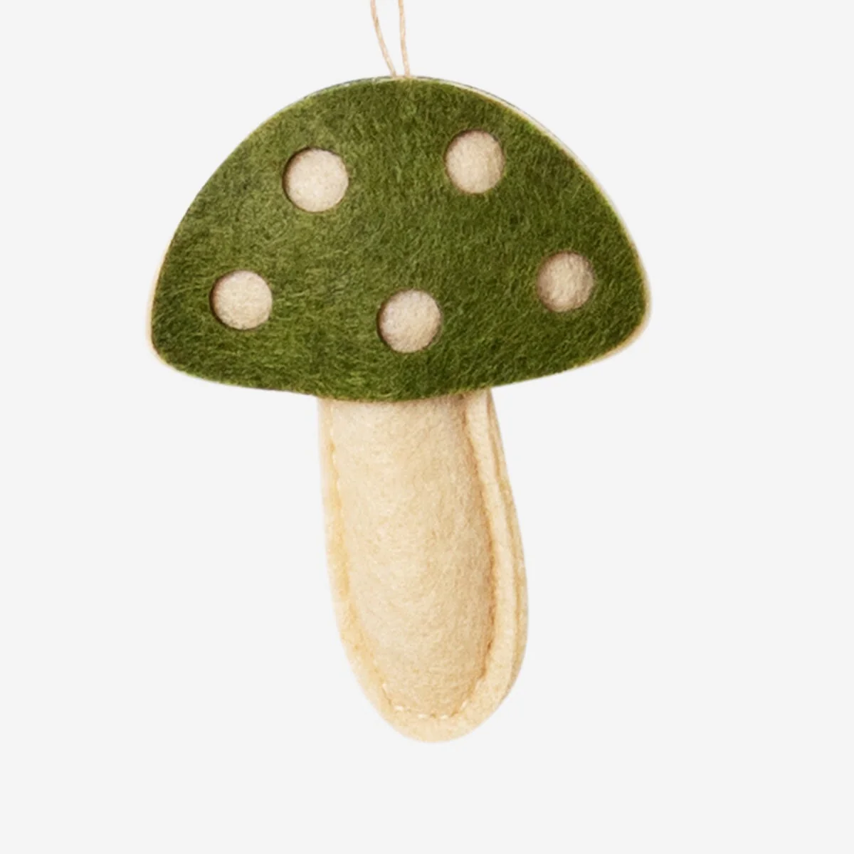 Small felt mushrooms for hanging - 4 pcs - Image 3