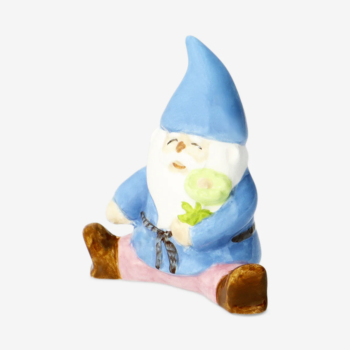 Small pink garden gnome - 8 cm - Image 2
