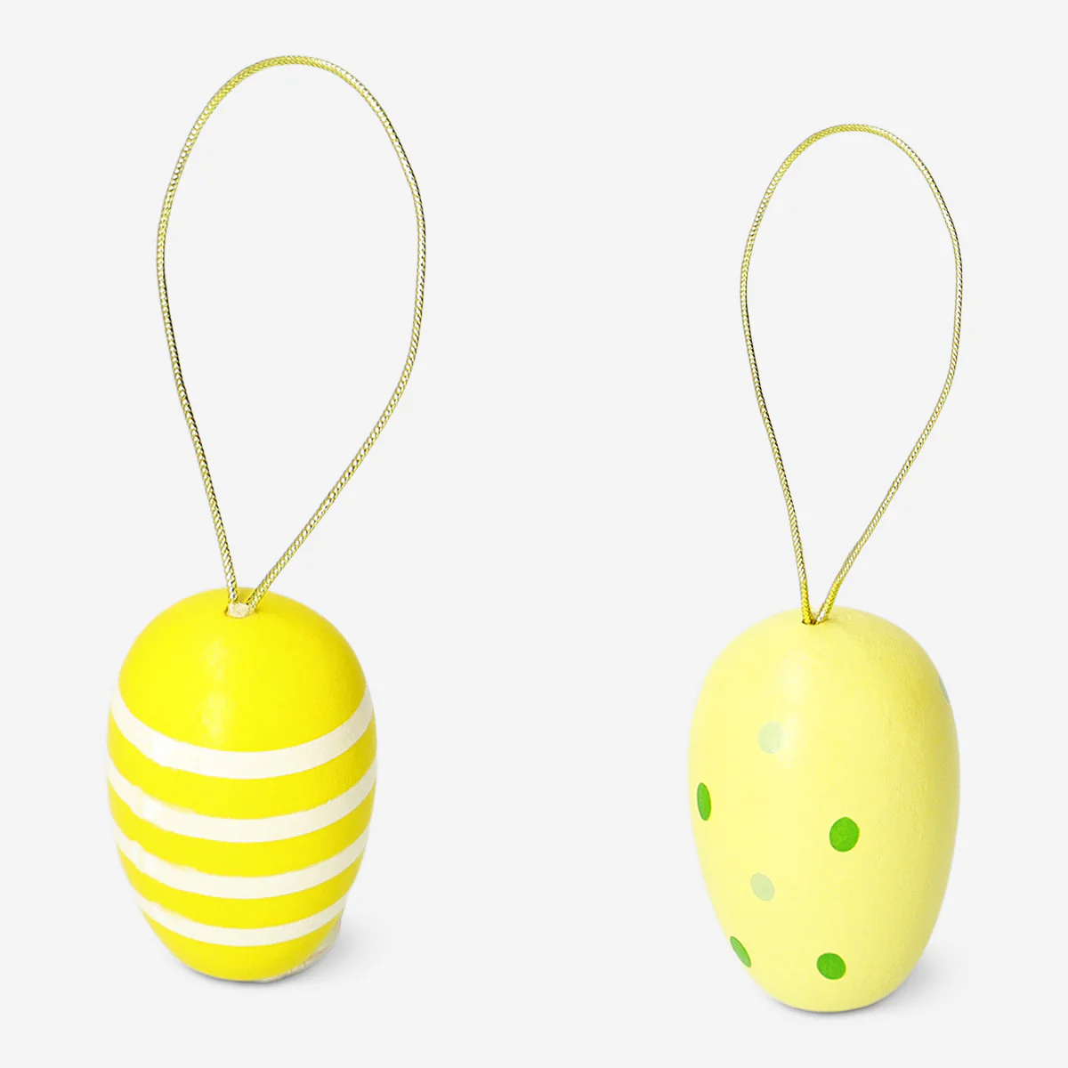 Small wooden Easter eggs - 8 pcs - Image 3