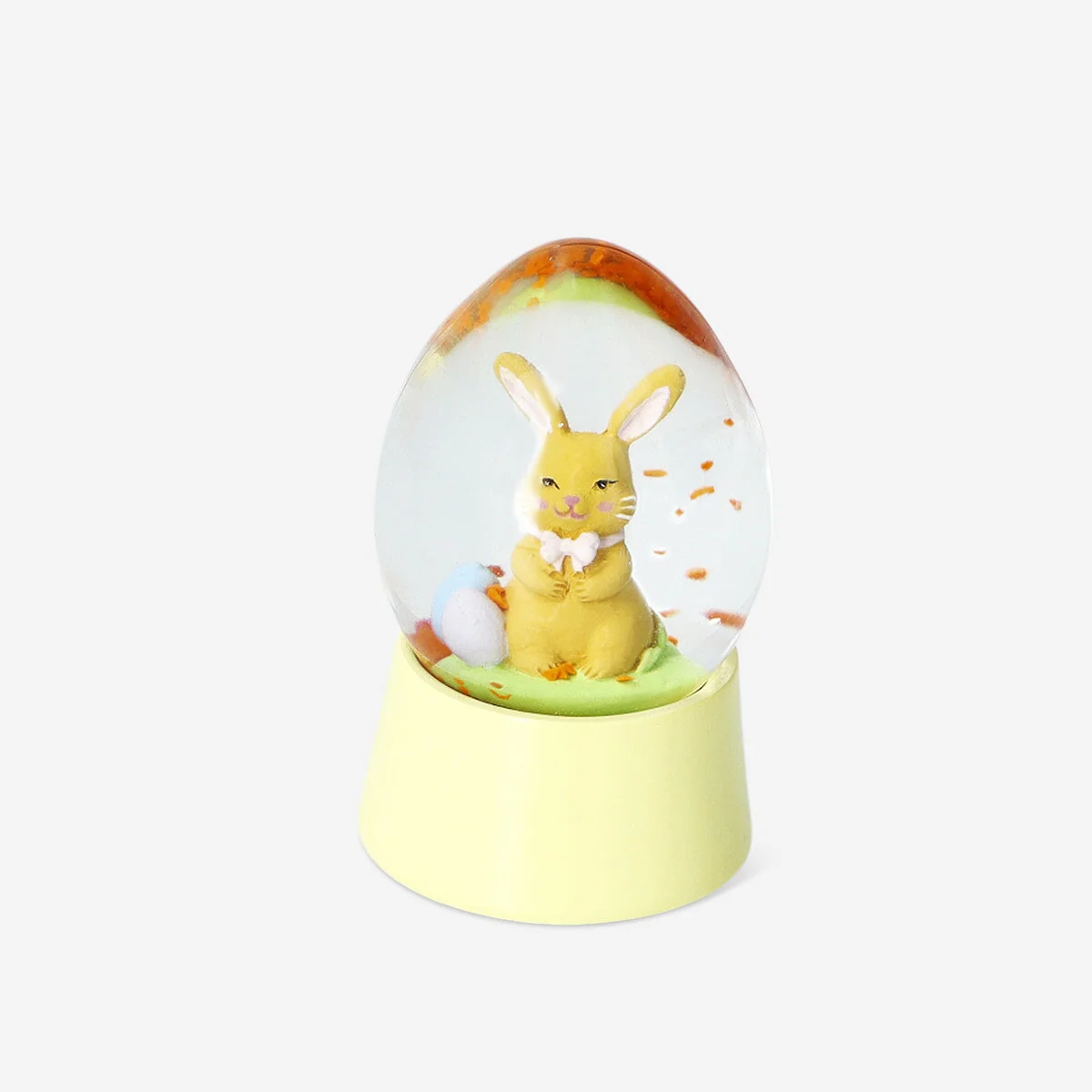 Snow globe with Easter bunny