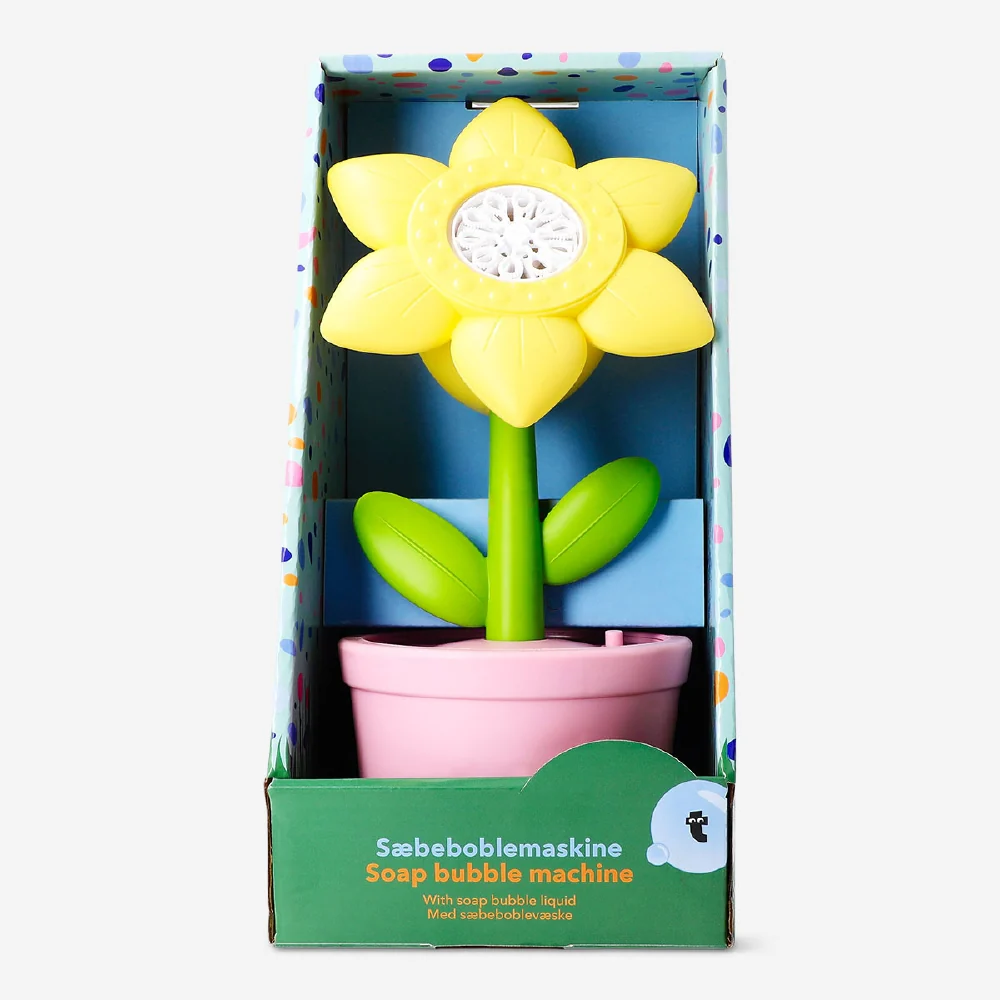 Soap bubble machine with light - Flower