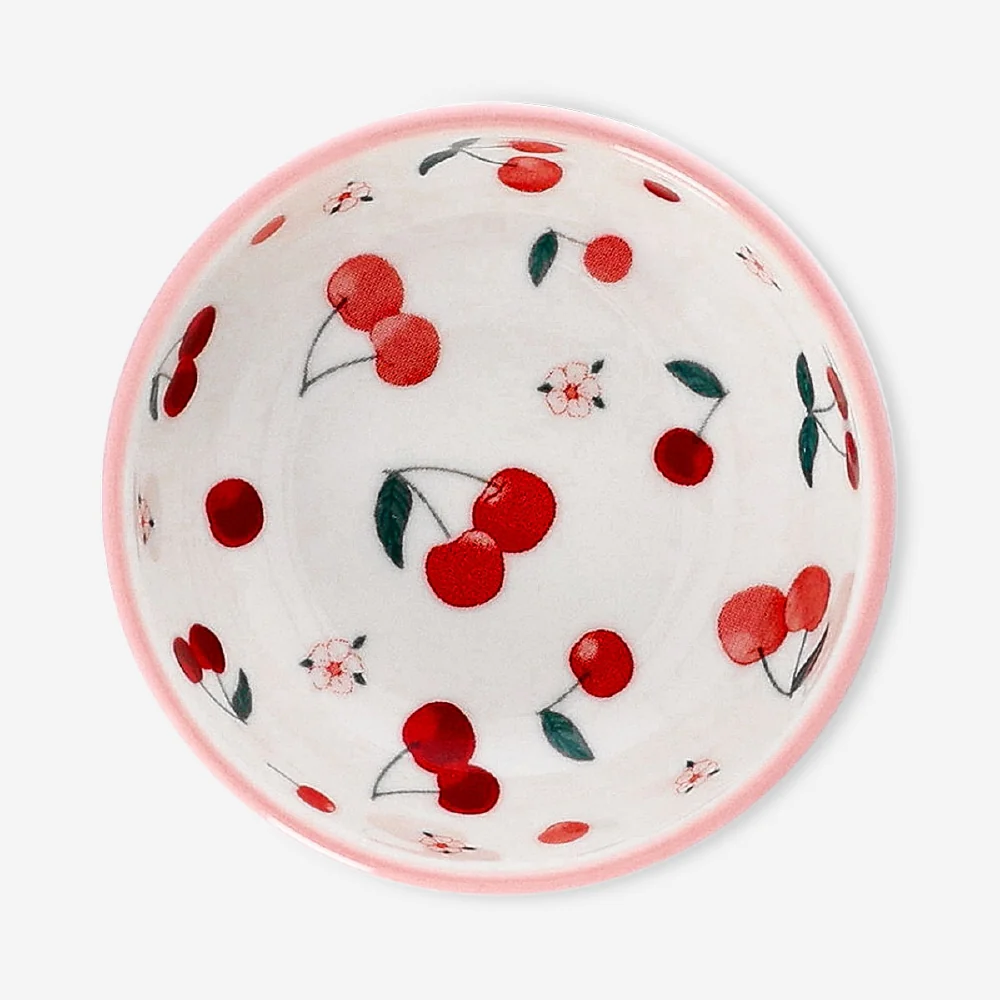 Soya bowl with cherry print - 8 cm - Image 2