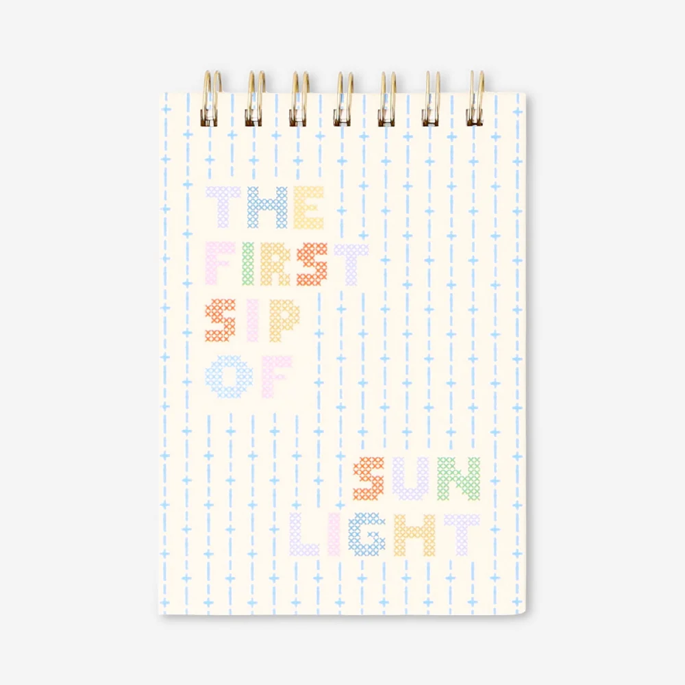 Spiral bound notepad