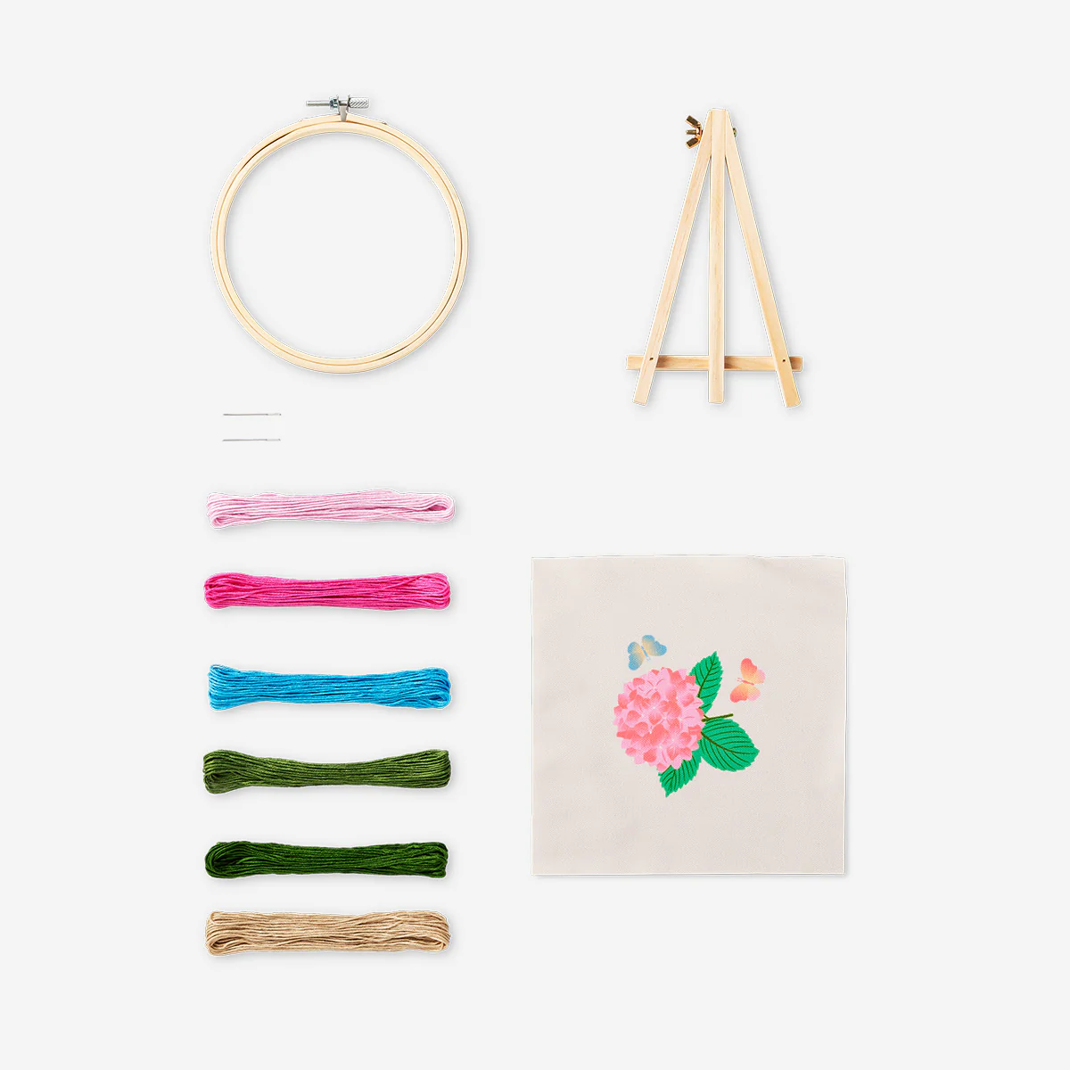 Embroidery kit - Spring flowers
