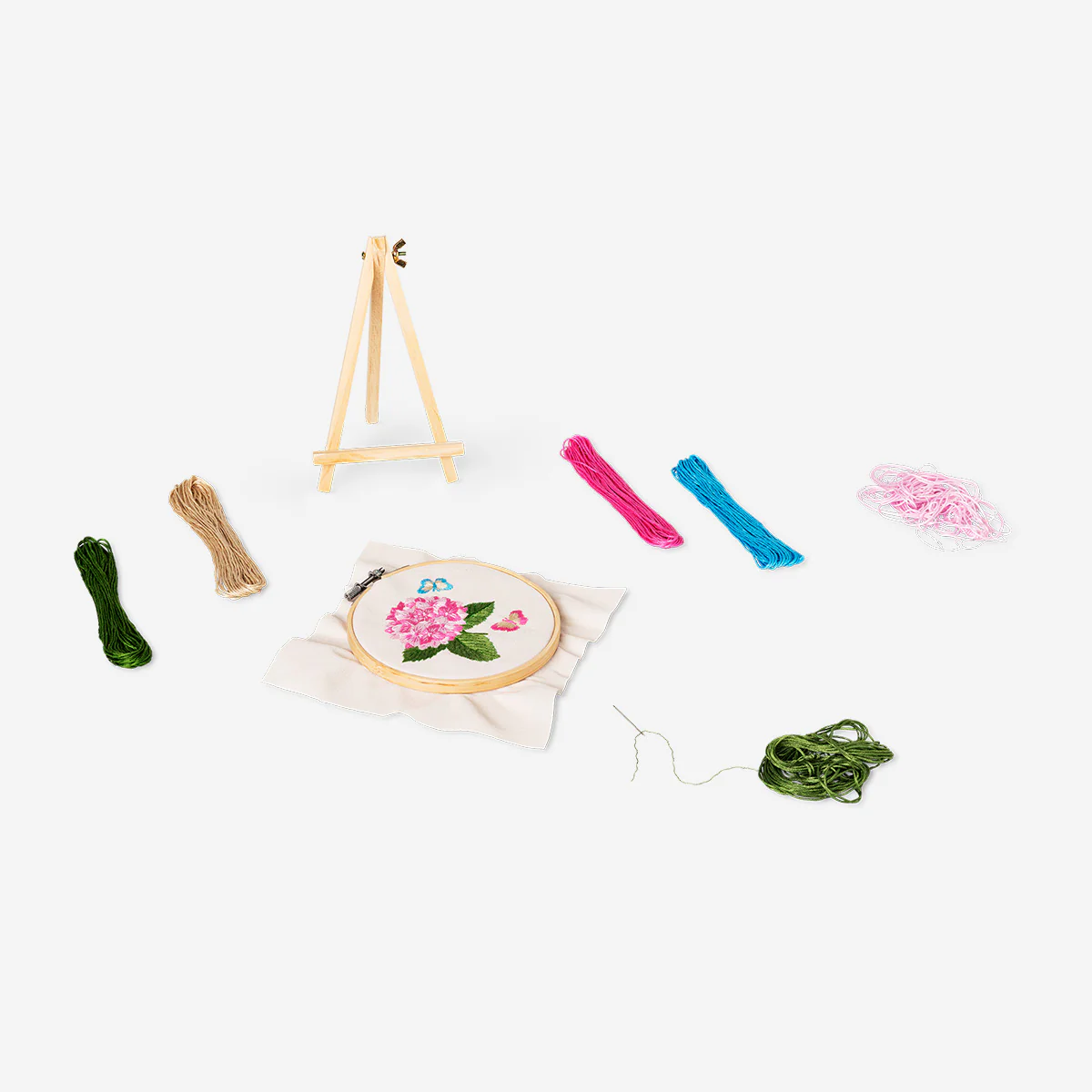 Embroidery kit - Spring flowers - Image 2