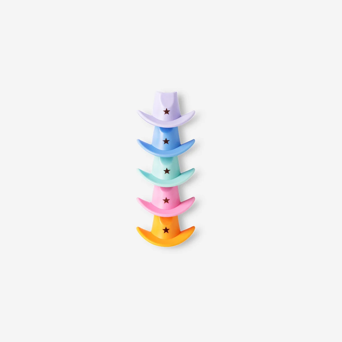 Stackable cowboy hat highlighters - 5 pcs - Image 2