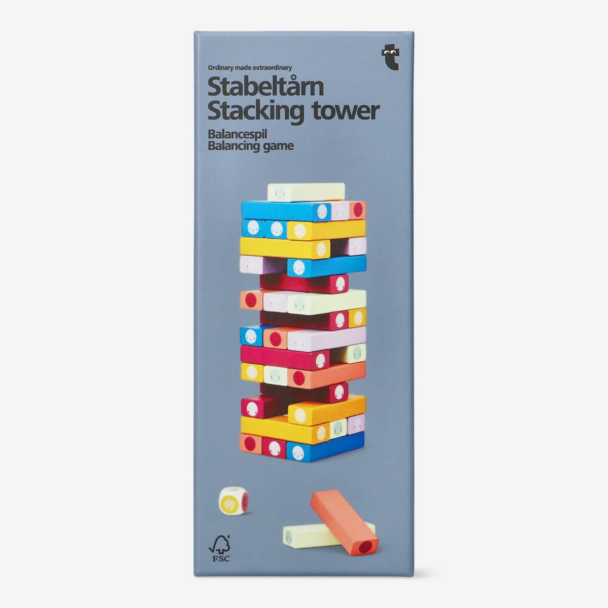 Stacking tower game