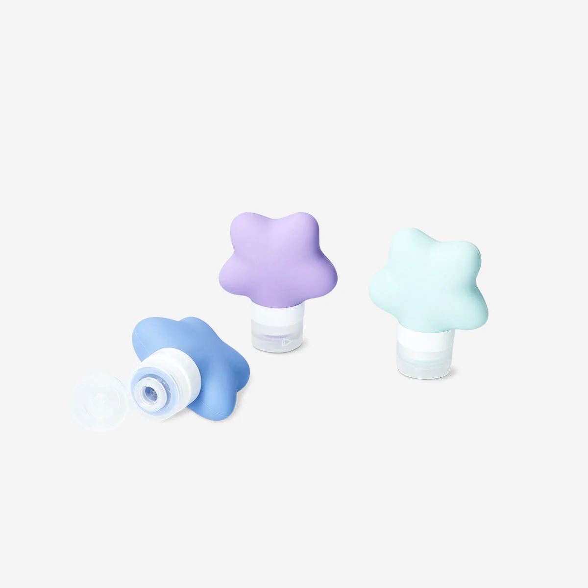 Star shaped travel bottles - 3 pcs - Image 3
