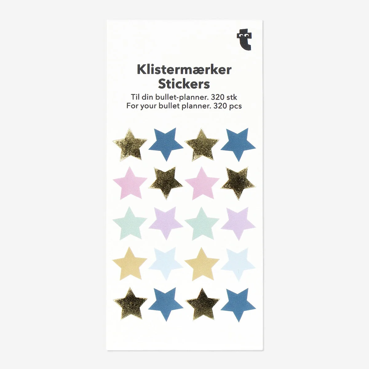 Star stickers. 320 pcs