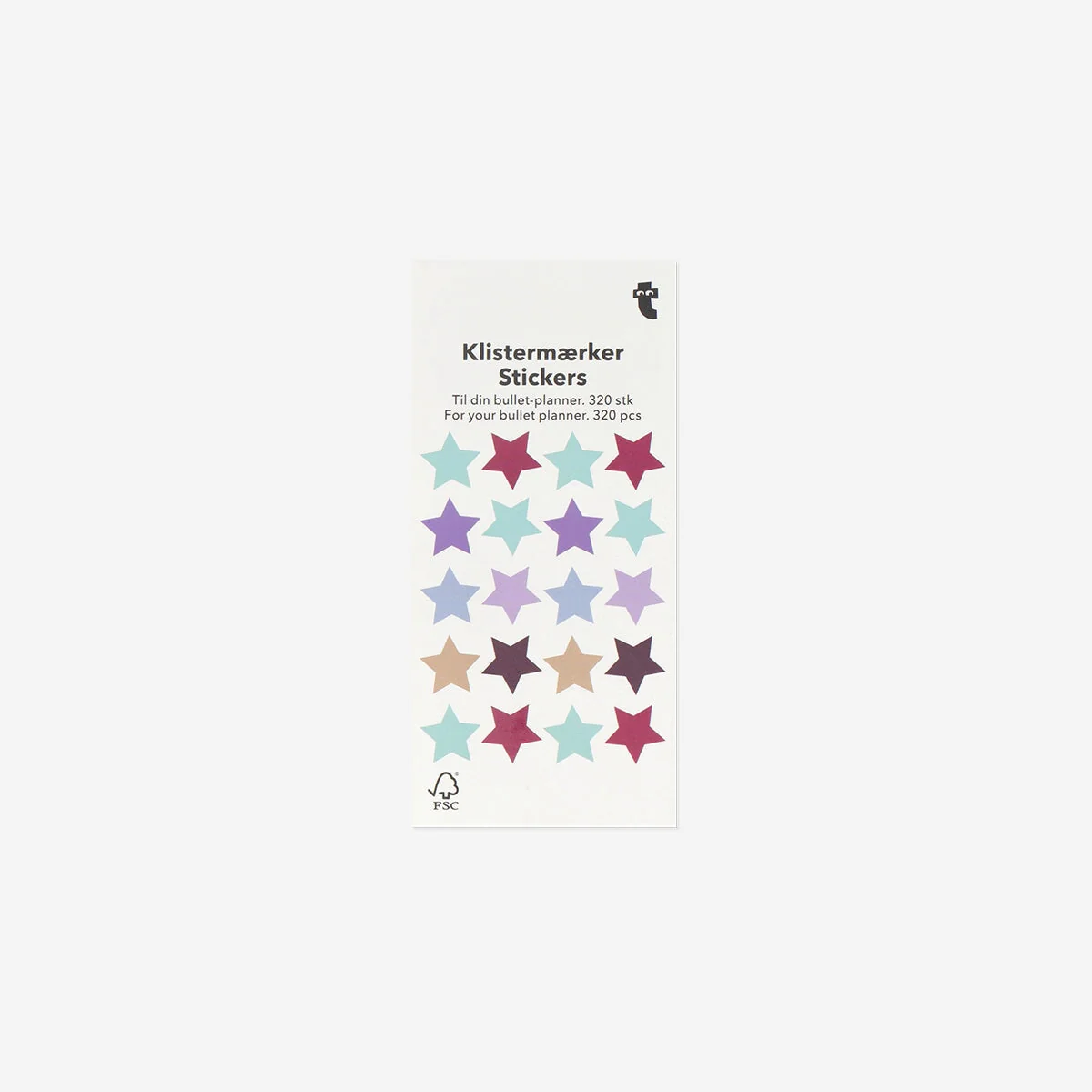 Star stickers for bullet planner - 320 pcs