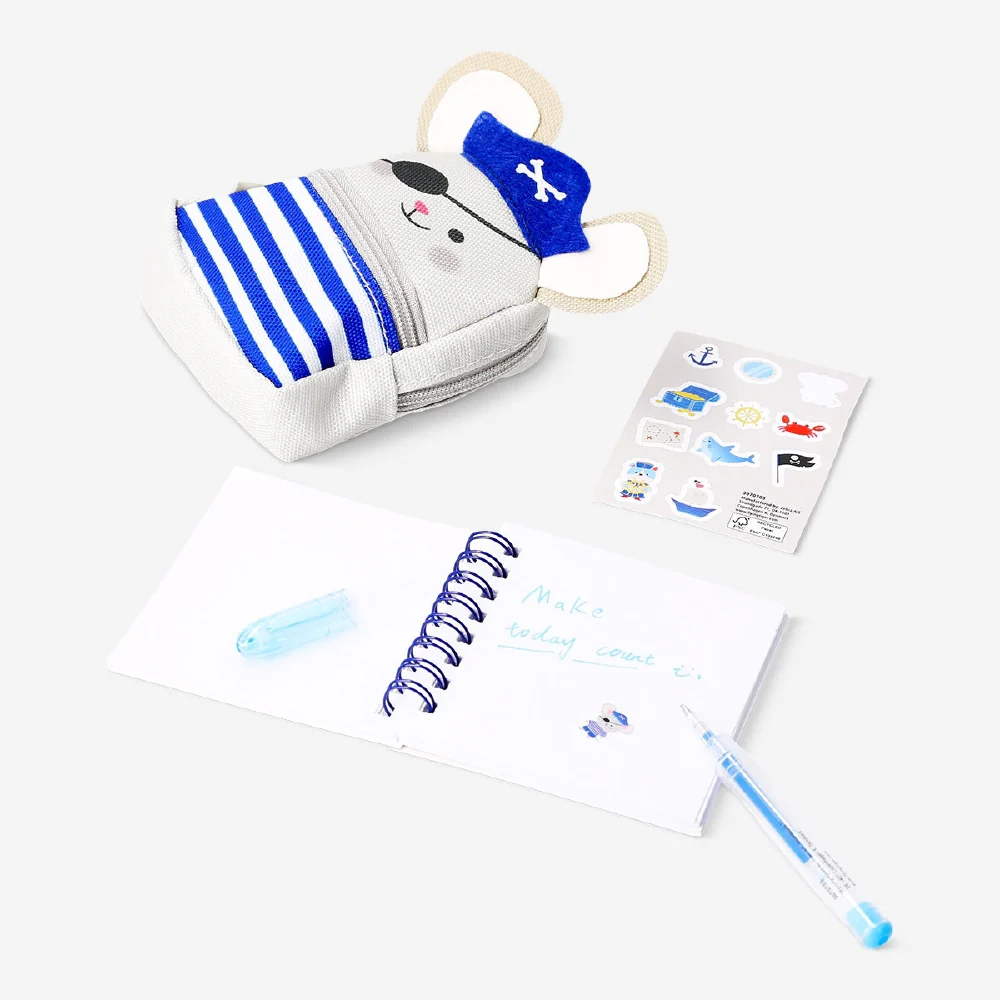 Stationery kit in mouse backpack - Image 3