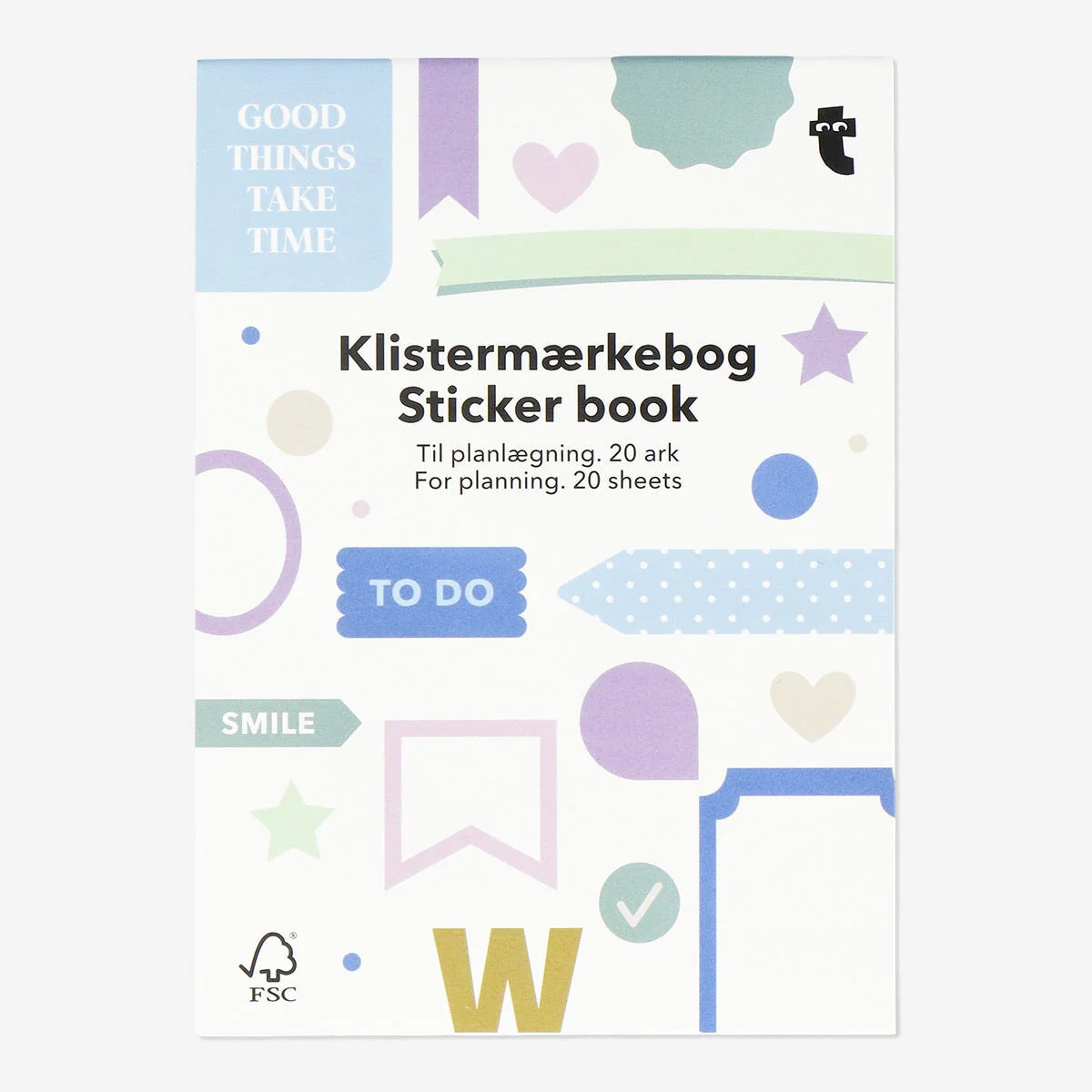 Sticker book. For planning