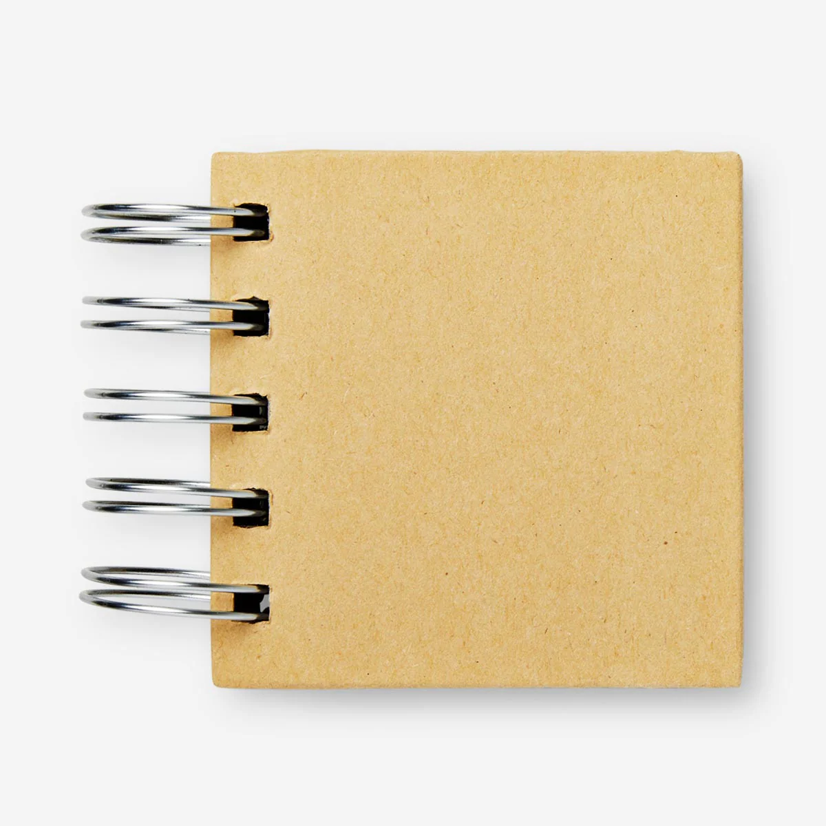 Sticky Memos Set with Beige Spiral Binding