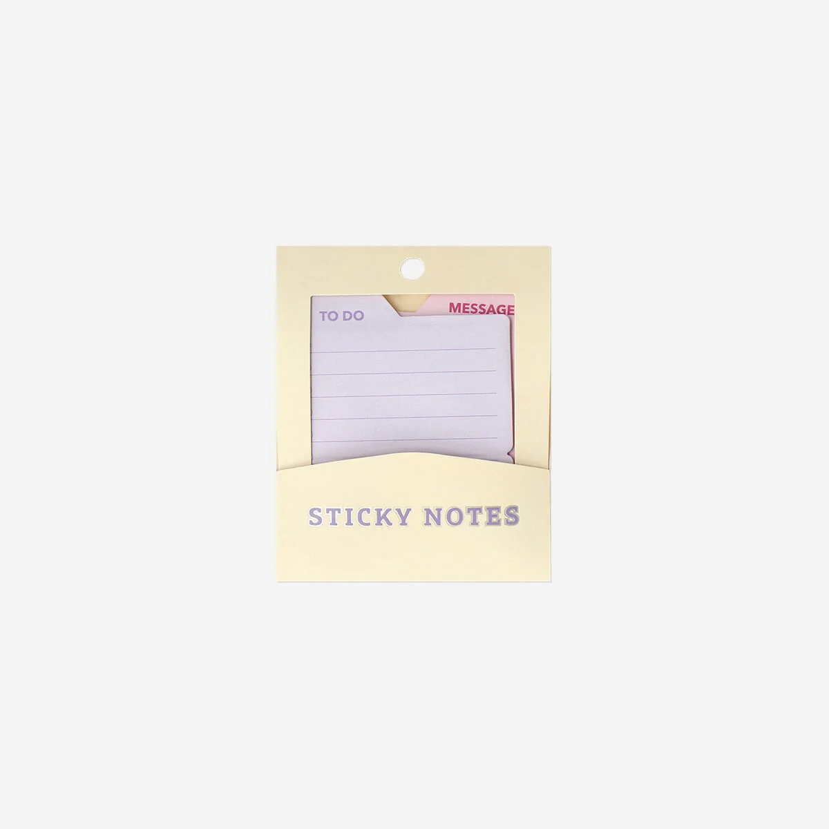 Sticky memos with tabs