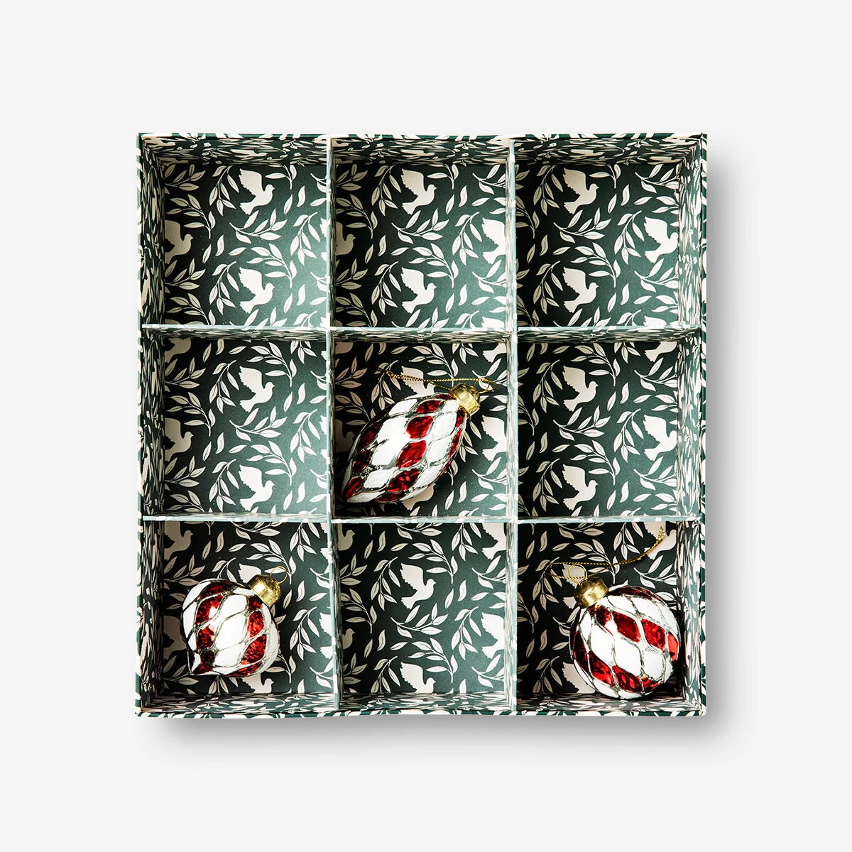Storage box for Christmas baubles